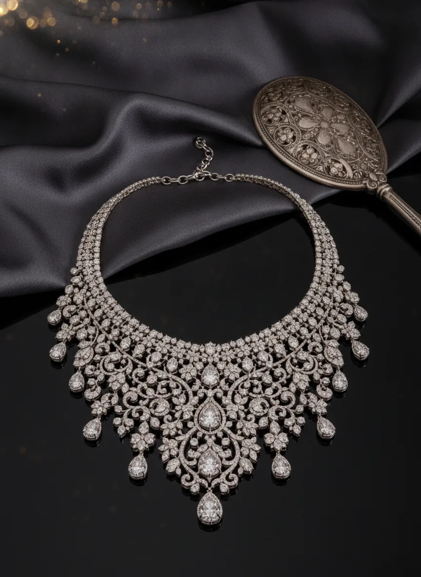 Jewelry product photo generated by Fluxx