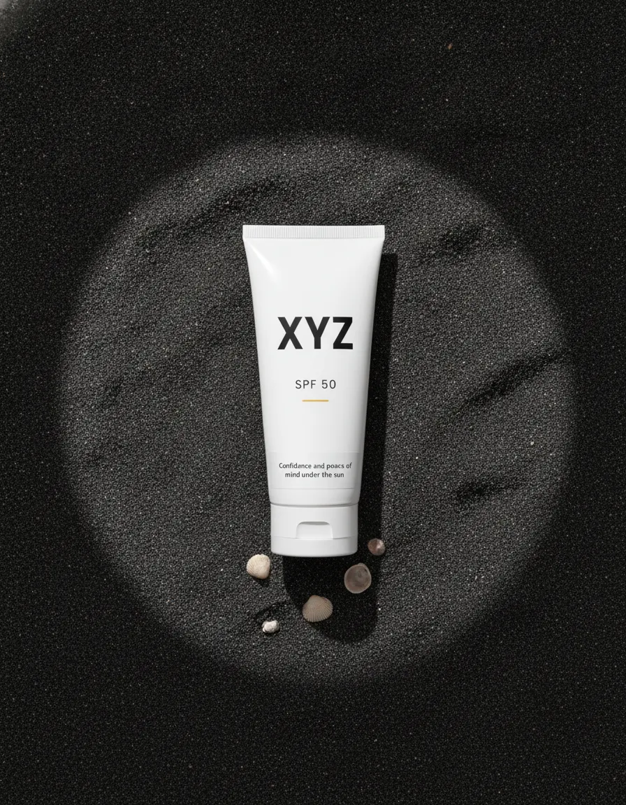 Beauty product photo generated by Fluxx